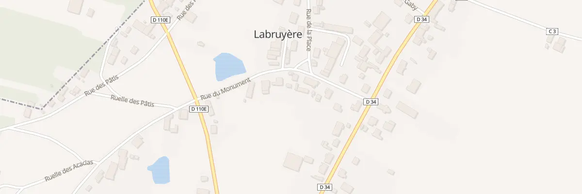 Plan du 7 Rue du Monument à Labruyère