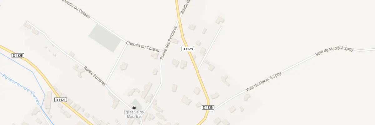 Plan du 15 Rue de Pichanges à Flacey