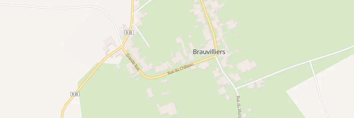 Plan du 14 Rue du Chateau à Brauvilliers