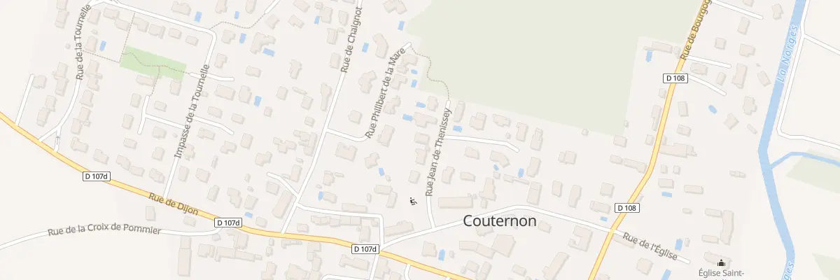 Plan du 7 Rue Jean de Thenissey à Couternon