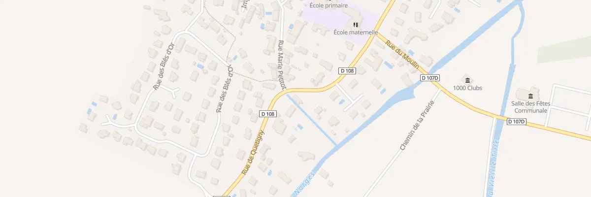Plan du 2 Rue de Bourgogne à Couternon