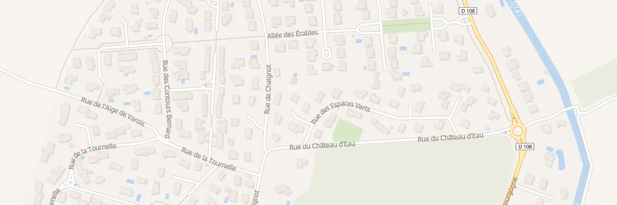 Plan du 32 Rue des Espaces Verts à Couternon