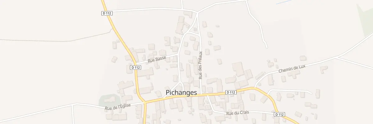 Plan du 10 Rue de la Fontaine à Pichanges