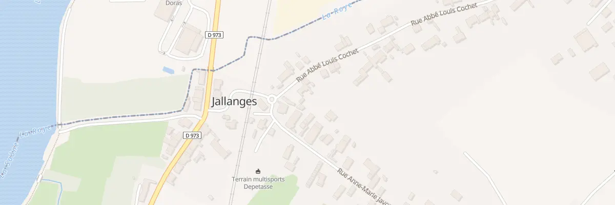 Plan du 2 Rue Abbé Louis Cochet à Jallanges