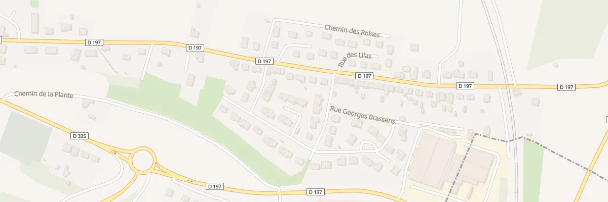 Plan du 1 Imp Jacques Brel à Vecqueville