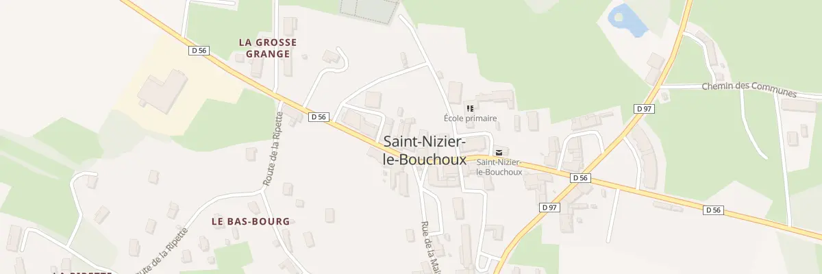 Plan du 208 Rue Grande Rue à Saint-Nizier-le-Bouchoux
