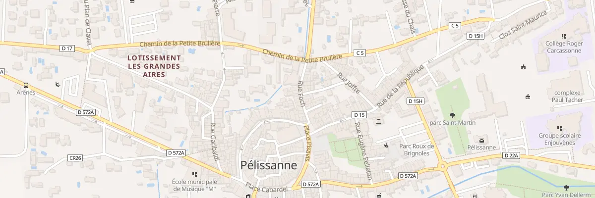 Plan du 15 Rue Foch à Pélissanne