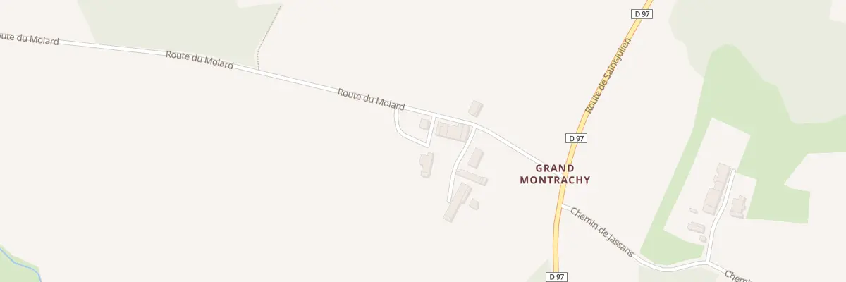 Plan du 215 Rte de Molard à Saint-Nizier-le-Bouchoux