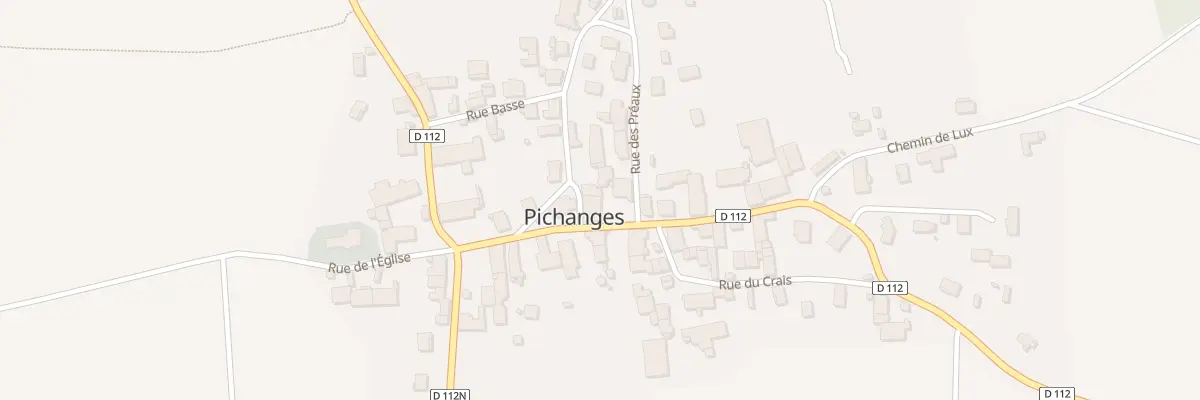 Plan du 7 Grande Rue à Pichanges
