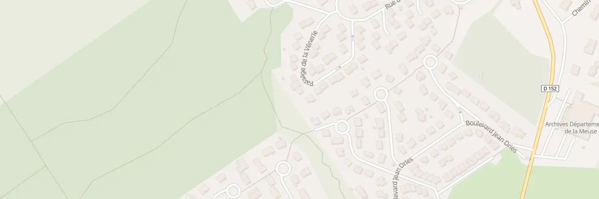 Plan du 24 Pas de la Vénerie à Bar-le-Duc