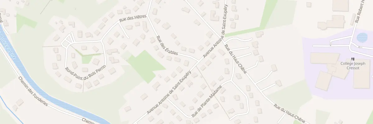 Plan du 12 Rue des Erables à Joinville