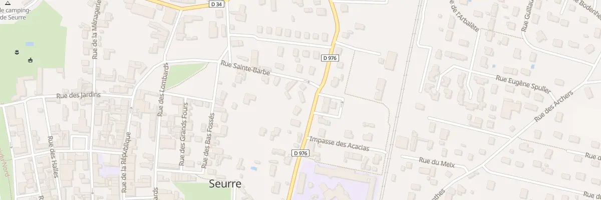 Plan du 8 Gde Rue du Fbg St Michel à Seurre