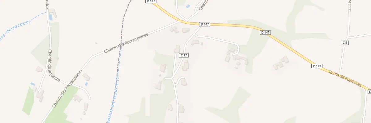 Plan du 17 La Justice à Mérindol-les-Oliviers