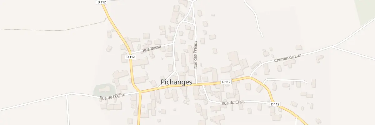 Plan du 5 Rue des Préaux à Pichanges