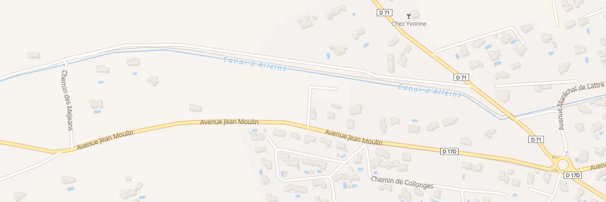 Plan du 480 Av Jean Moulin à Alleins