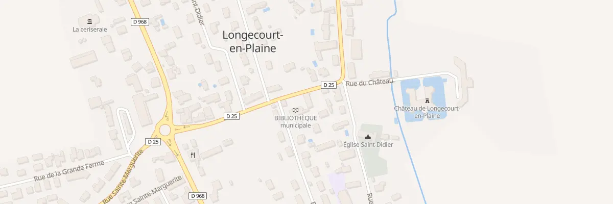 Plan du 3 Rue du Château à Longecourt-en-Plaine