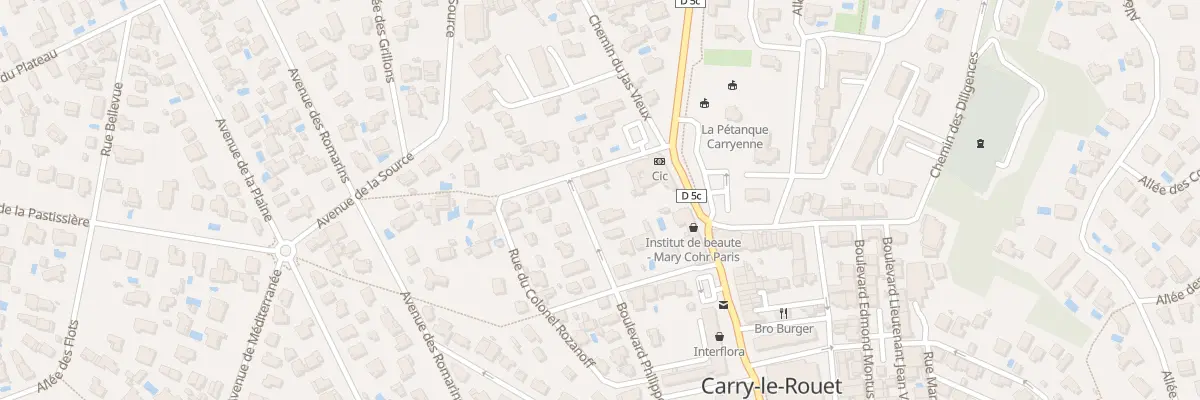 Plan du 22 Bd Philippe Jourde à Carry-le-Rouet
