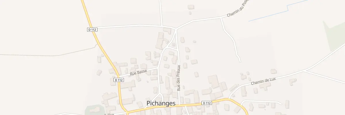 Plan du 9 Rue des Préaux à Pichanges