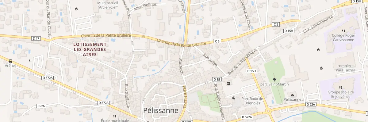 Plan du 20 Rue Foch à Pélissanne