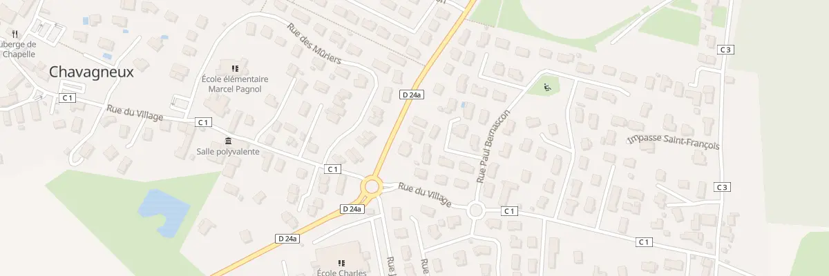 Plan du 53 Rte de Vienne à Charvieu-Chavagneux