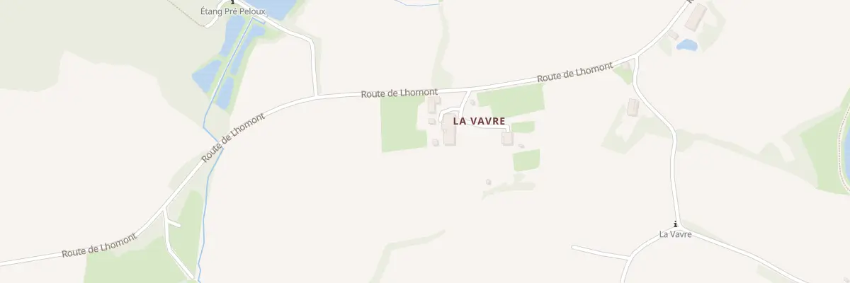 Plan du 590 Rte de Lhomont à Montpont-en-Bresse