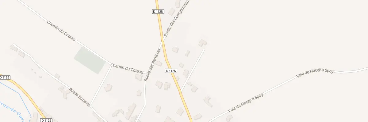 Plan du 18 Rue de Pichanges à Flacey