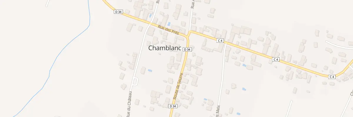 Plan du 5003 Le Village à Chamblanc