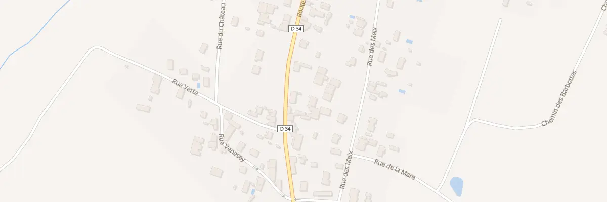 Plan du 23 Rte de Seurre à Chamblanc