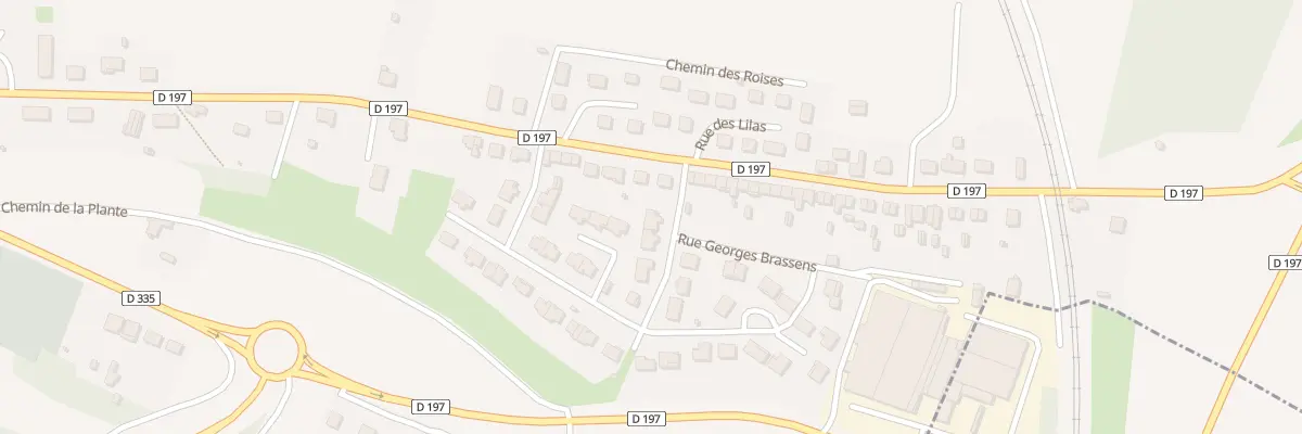 Plan du 1 Rue Georges Brassens à Vecqueville