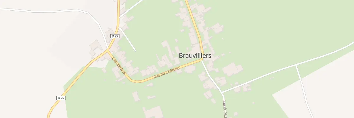 Plan du 8 Rue du Chateau à Brauvilliers