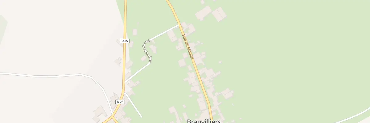 Plan du 19 Rue du Moulin à Brauvilliers