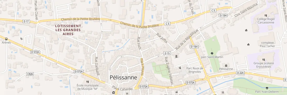 Plan du 14B Rue Foch à Pélissanne