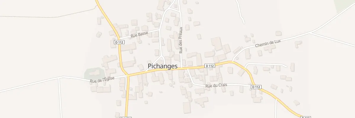 Plan du 1 Rue des Préaux à Pichanges
