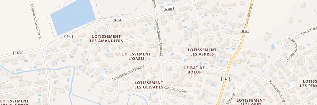 Plan du 7 Bd des Oliviers à Pélissanne