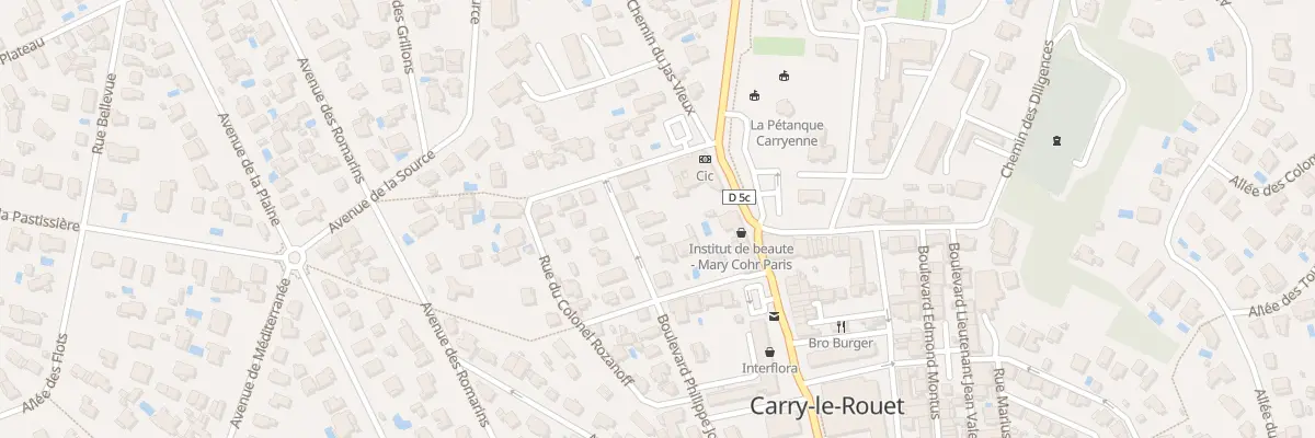 Plan du 20 Bd Philippe Jourde à Carry-le-Rouet