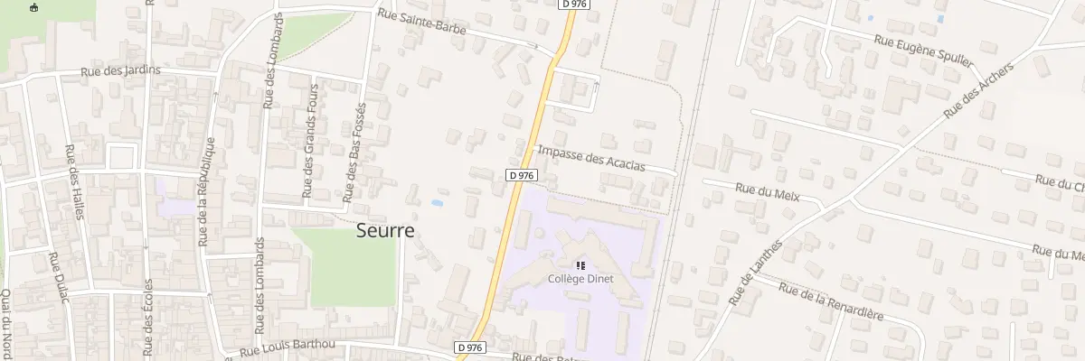 Plan du 21 Gde Rue du Fbg St Michel à Seurre