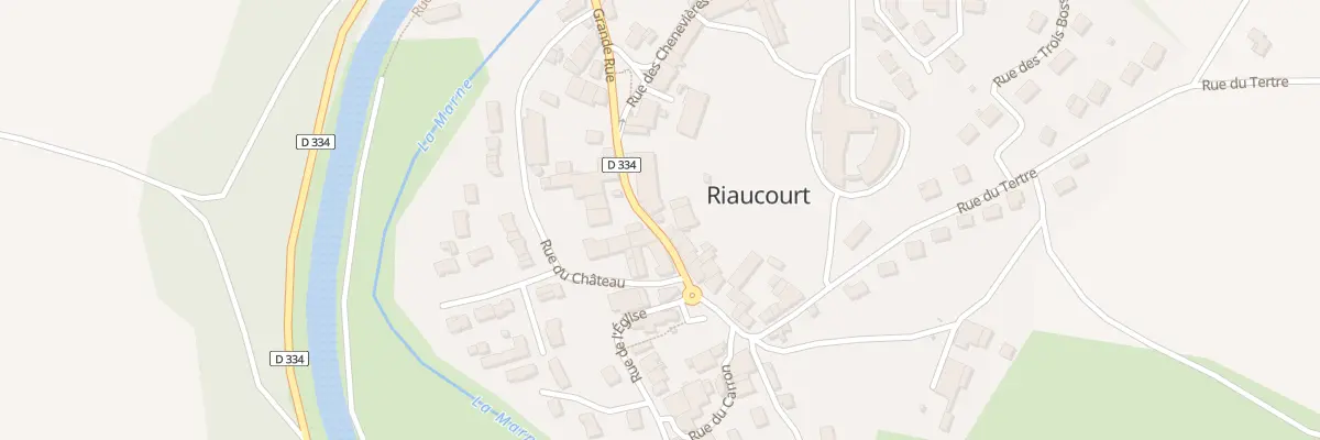 Plan du 9 Gr Grande Rue à Riaucourt