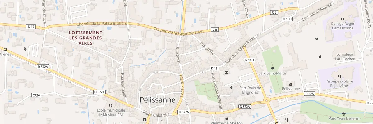Plan du 8 Imp Foch à Pélissanne