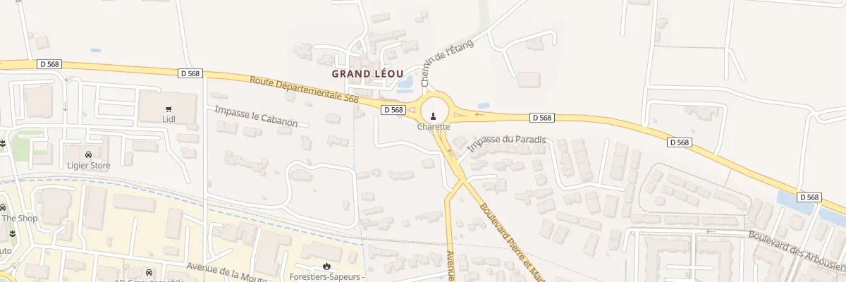 Plan du 2 Imp de la Pousaraque à Châteauneuf-les-Martigues