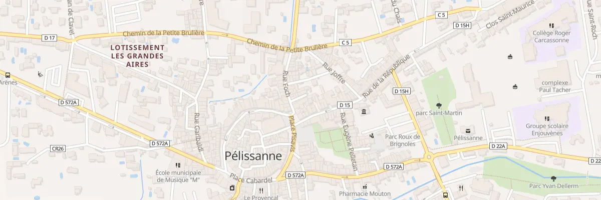 Plan du 14 Imp Michel à Pélissanne