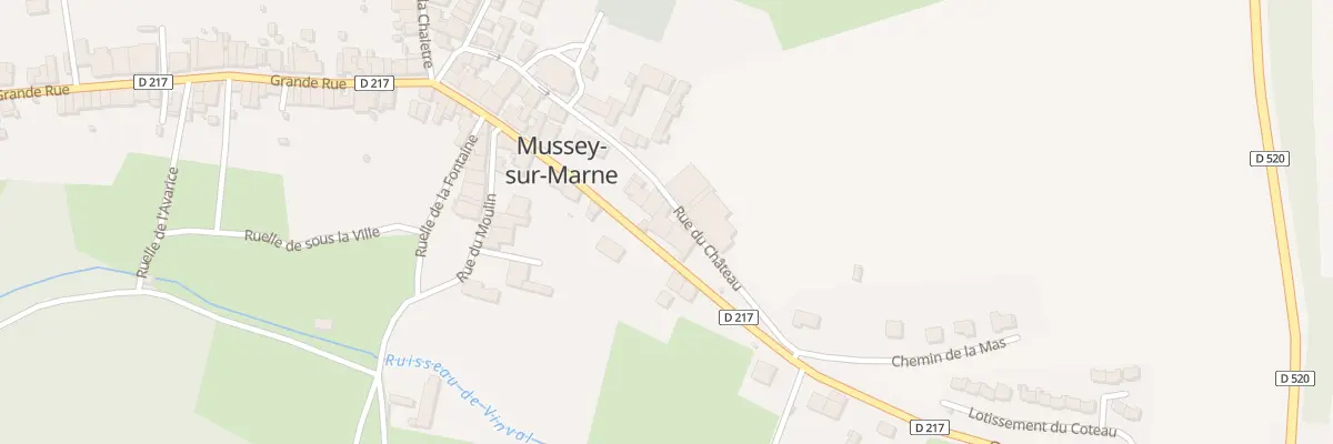 Plan du 6 Gr Grande Rue à Mussey-sur-Marne
