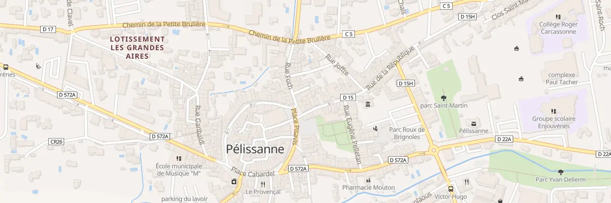 Plan du 5 Rue de la République à Pélissanne