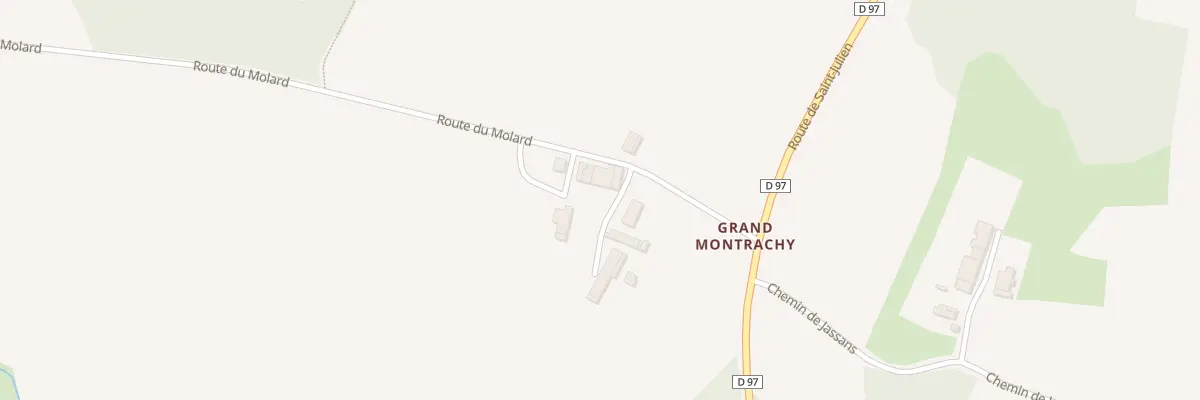 Plan du 169 Rte du Molard à Saint-Nizier-le-Bouchoux