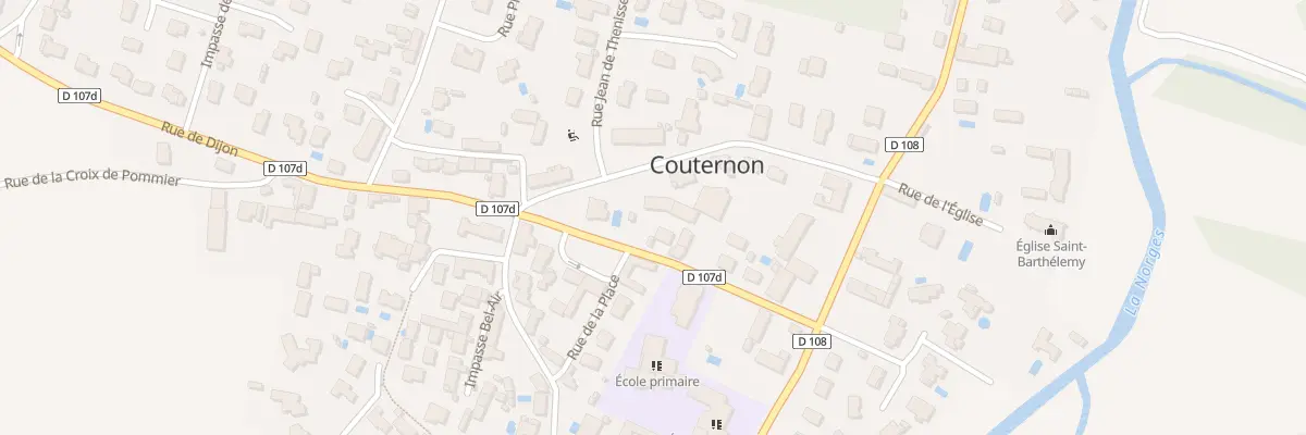 Plan du 8 Rue de Dijon à Couternon