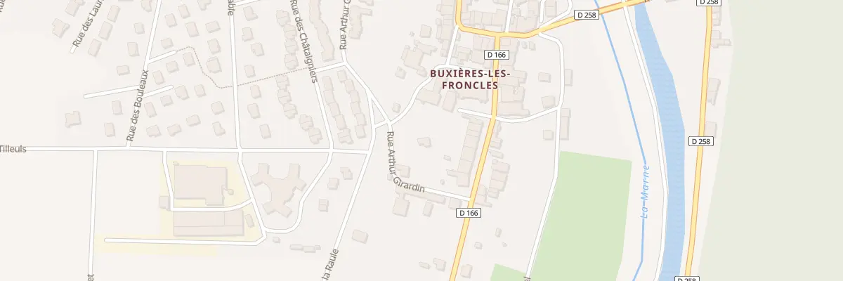 Plan du 7 Rue du Chateau à Froncles