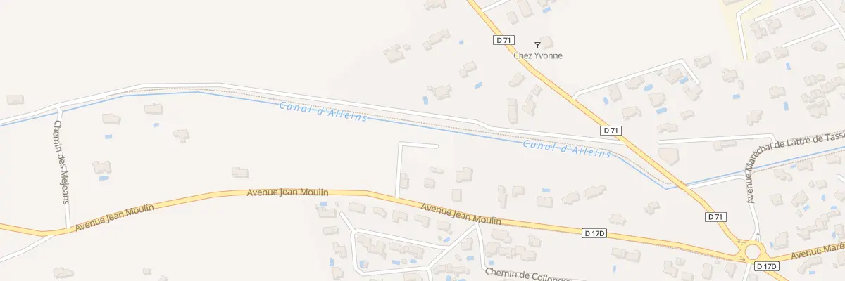 Plan du 450 Av Jean Moulin à Alleins