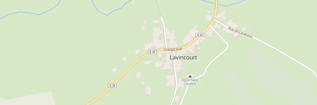 Plan du 19 Gr Grande Rue à Lavincourt