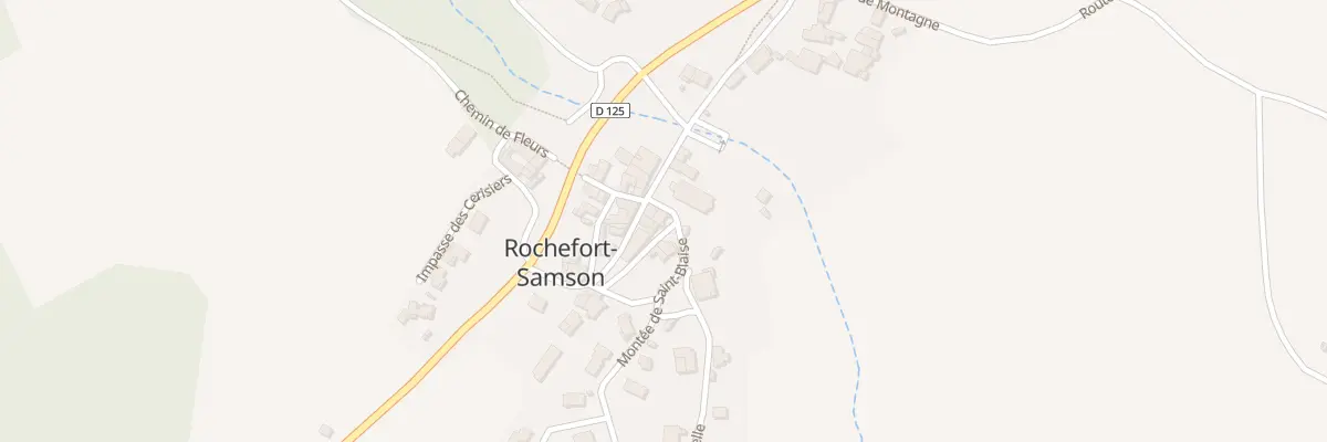 Plan du 10 Pas de l’Ecole Libre à Rochefort-Samson