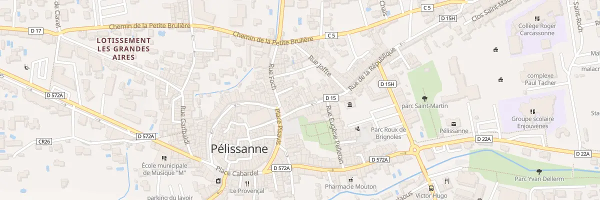 Plan du 11 Rue de la République à Pélissanne