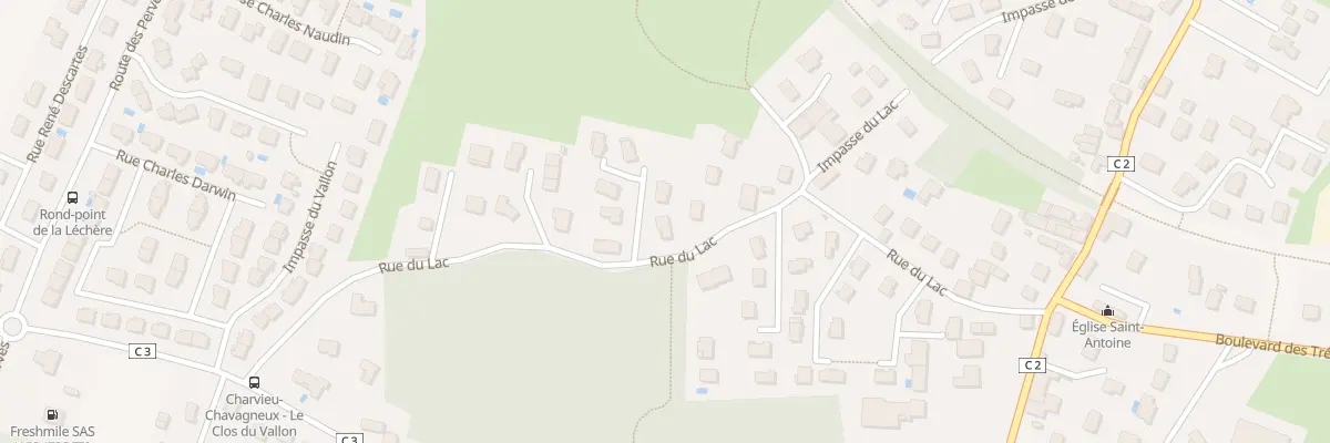 Plan du 24 Rue du Lac à Charvieu-Chavagneux